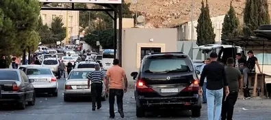 ترافیک-شدید-چند-کیلومتری-در-مرز-لبنان-و-سوریه