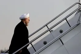 روحانی عازم عشق‌آباد شد