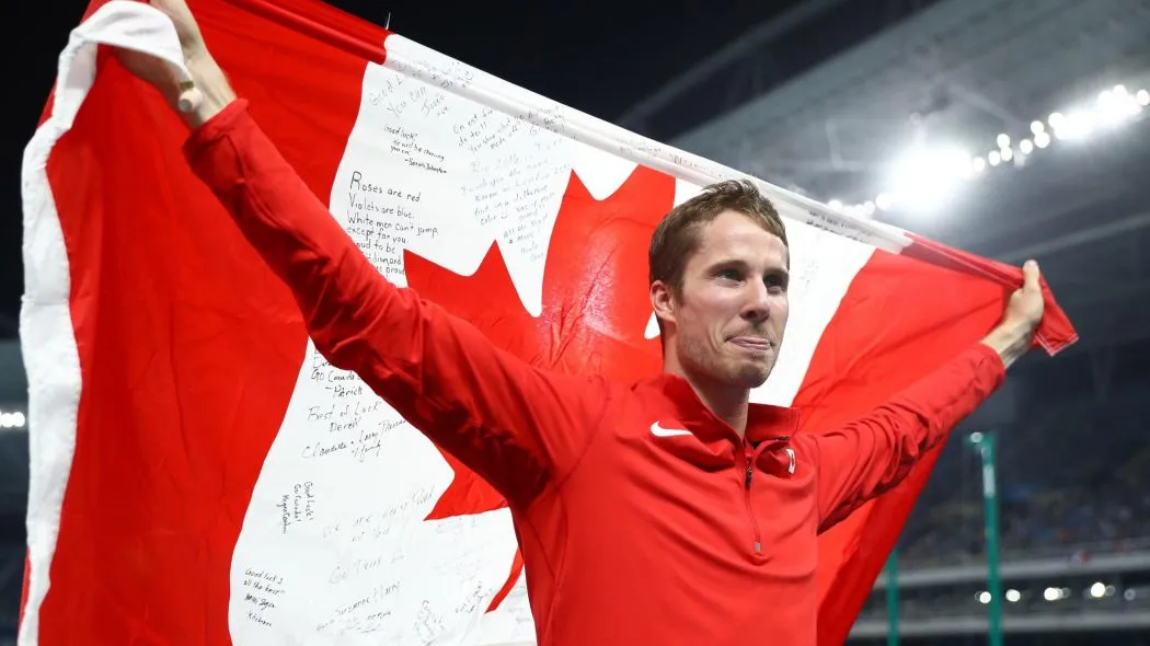 Canada's Drouin leaps to gold in men's high jump