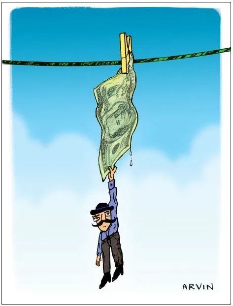 پولشویی! (کاریکاتور)