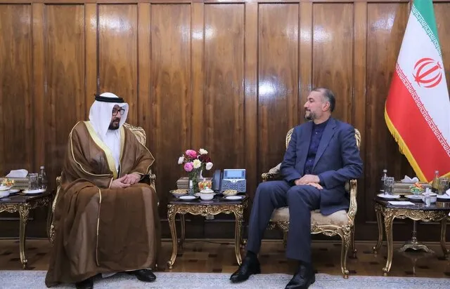 پیام کتبی وزیر خارجه امارات تسلیم امیرعبداللهیان شد
