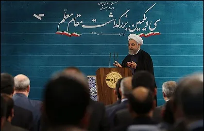 روحانی در جمع معلمان چه گفت؟