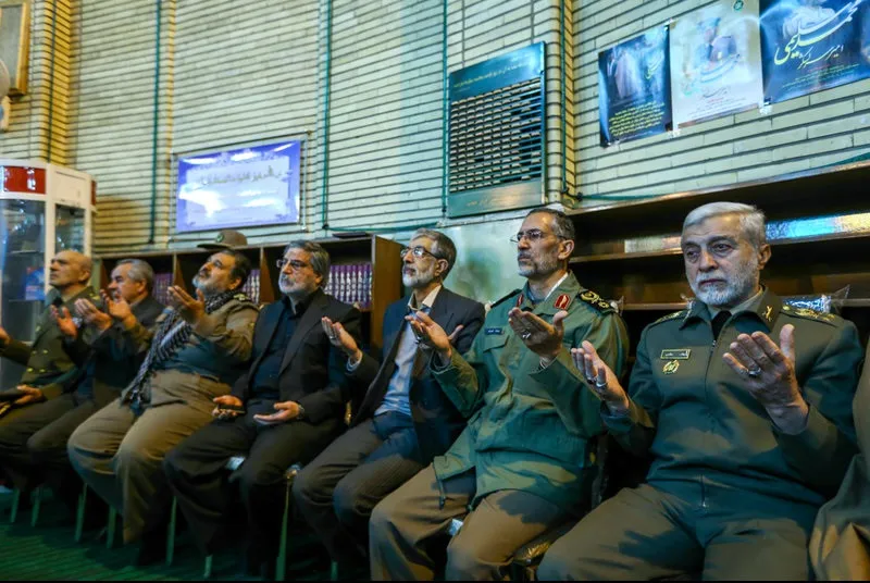 مسئولین در ختم سرلشکر سلیمی +عکس