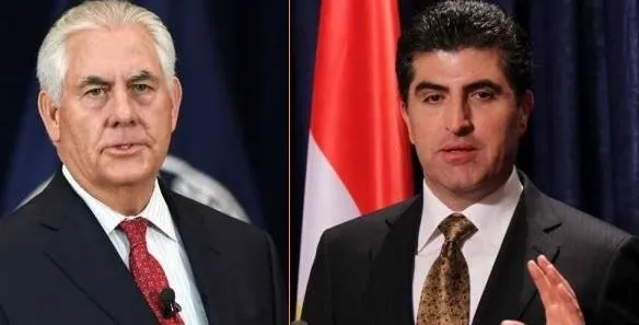 در تماس نیچروان بارزانی و تیلرسون چه گذشت؟