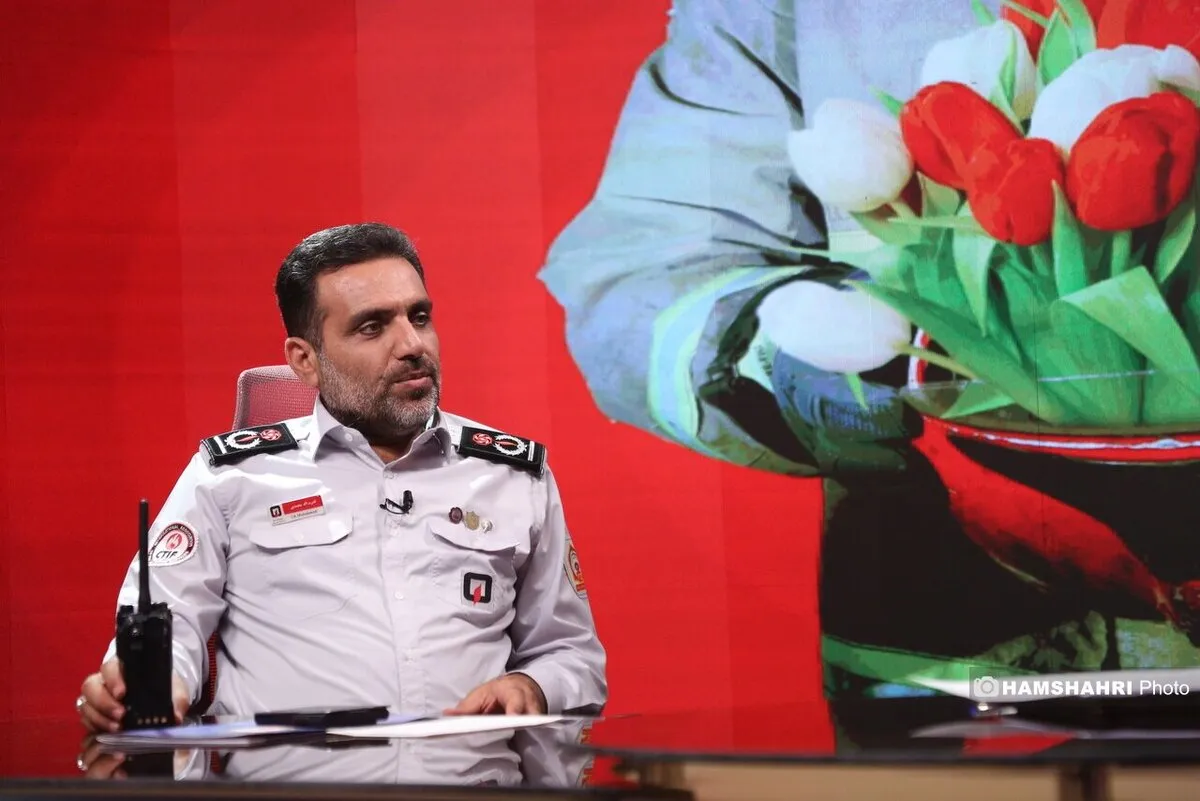 عملیات گسترده آتش‌نشانی برای مدیریت گرما در مراسم تشییع