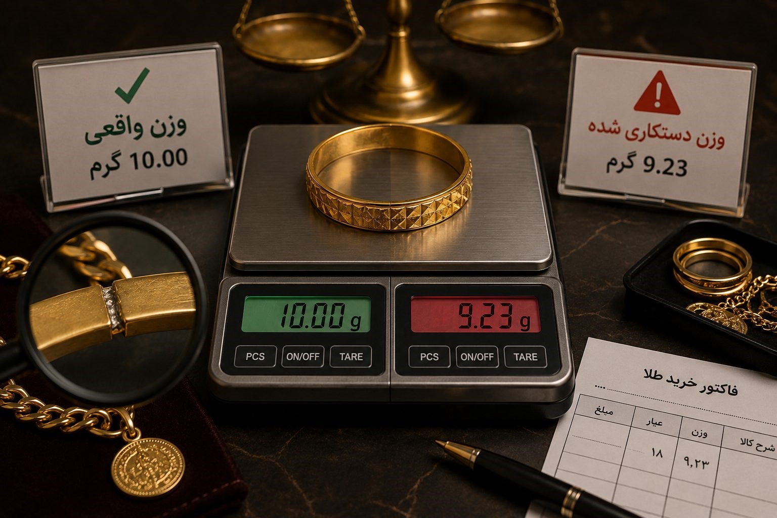 رایجترین روشهای تقلب در طلا؛ هنگام خرید مراقب چه چیزهایی باشیم؟ رایجترین روشهای تقلب در طلا؛ هنگام خرید مراقب چه چیزهایی باشیم؟
