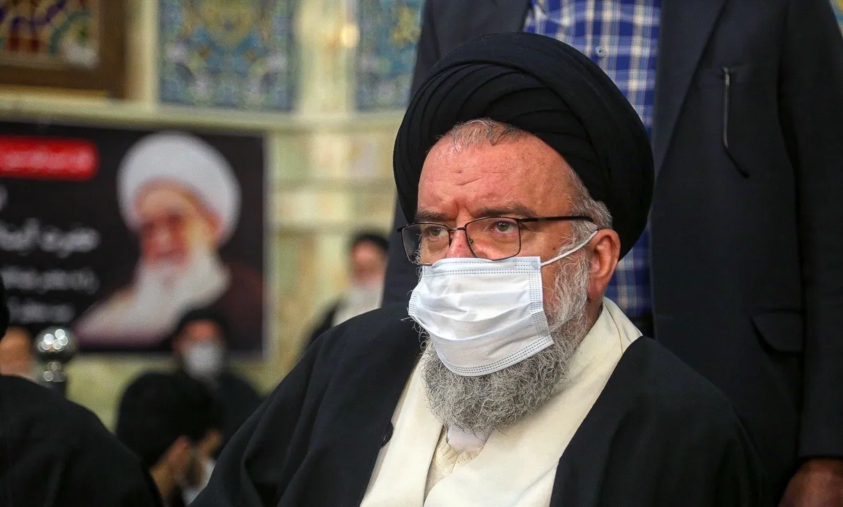 خاتمی در مراسم ختم آیت الله صافی گلپایگانی + عکس