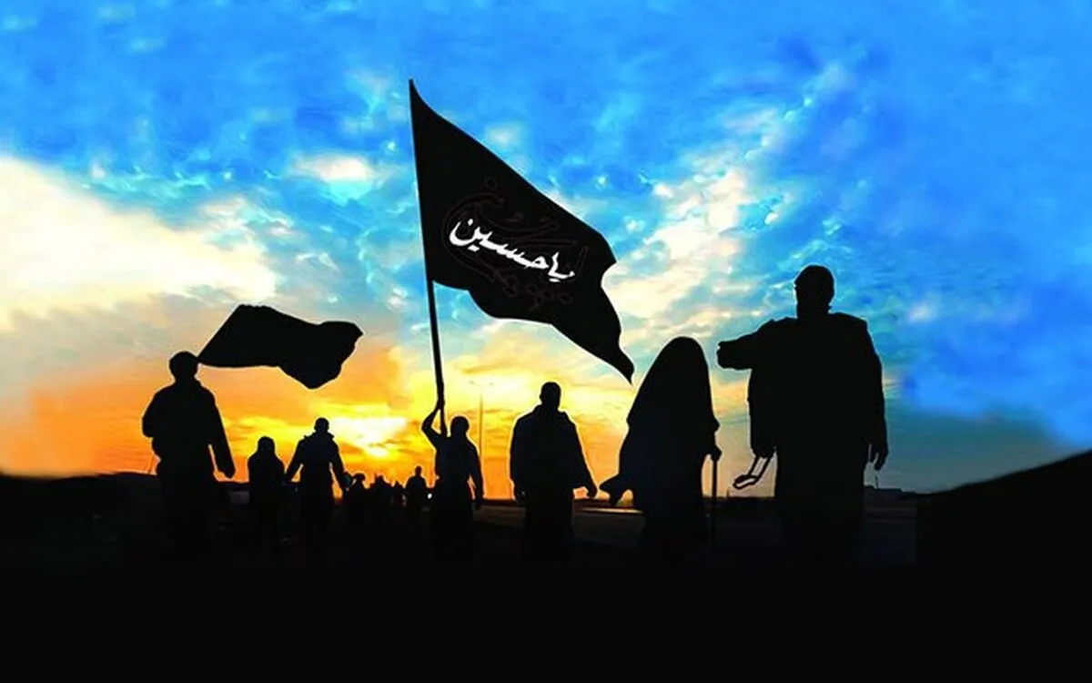 حرکت اولین کاروان پیاده‌روی اربعین + فیلم