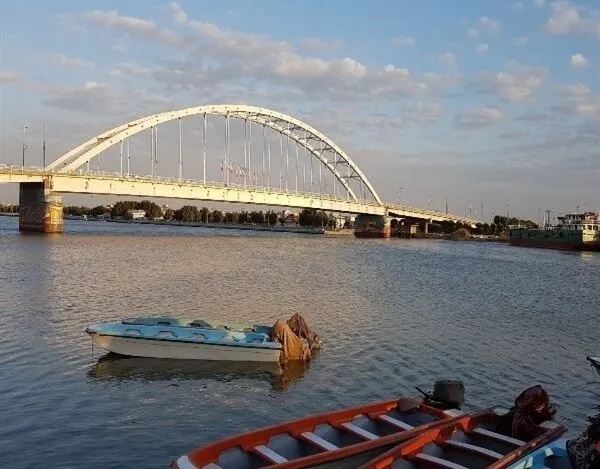 تخریب بخشی از پل شهید جهان آرای خرمشهر