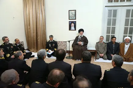 دیدار رهبرمعظم‌انقلاب با نیروی‌دریایی‌ارتش