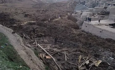 مرگ 2500 نفر براثر رانش زمین در افغانستان