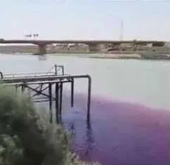 فاضلاب خوزستان در دل کارون