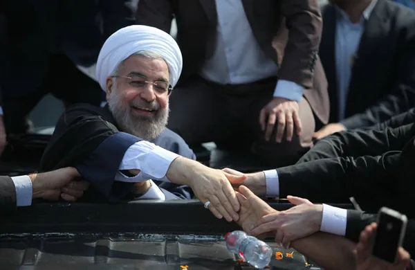 استقبال از روحانی در هرمزگان +تصاویر