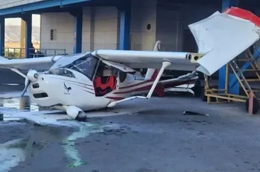 Ultralight aircraft crashes near Tabriz Airport