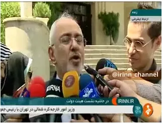 ظریف: دنیا مقابل تحریم‌های آمریکا ایستاده است +فیلم