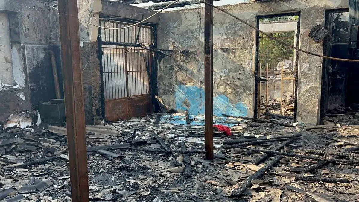 مقصر آتش‌سوزی کمپ ترک اعتیاد لنگرود دستگیر شد