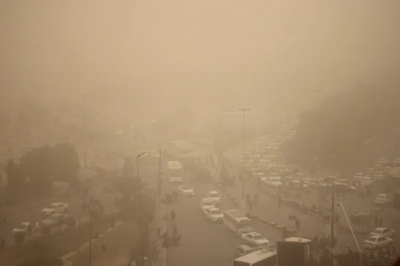 آسمان غبارآلود در برخی نقاط کشور