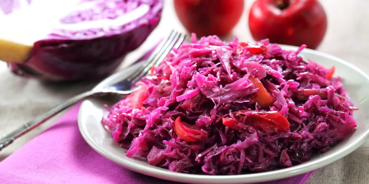 طرز تهیه ترشی کلم بنفش رستورانی + فیلم