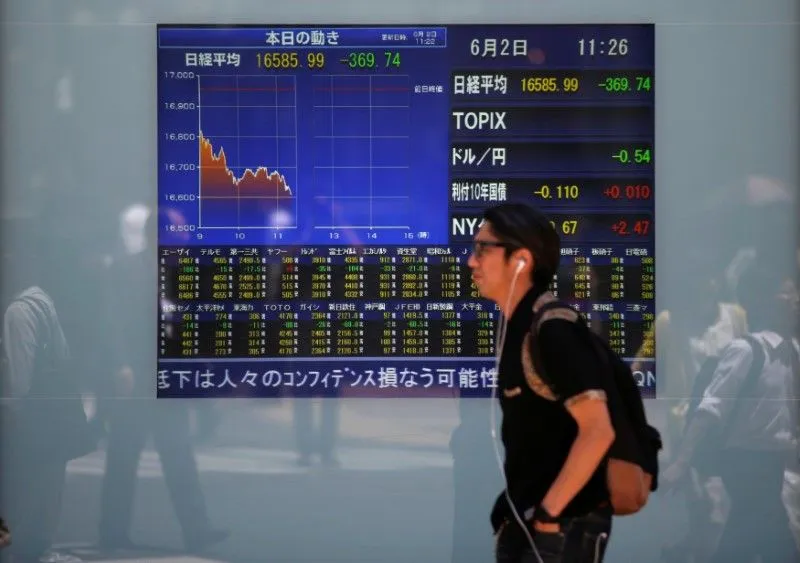 Asian shares, won move south on worries over North Korea
