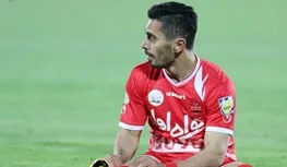 مچ دست بازیکن پرسپولیس شکست