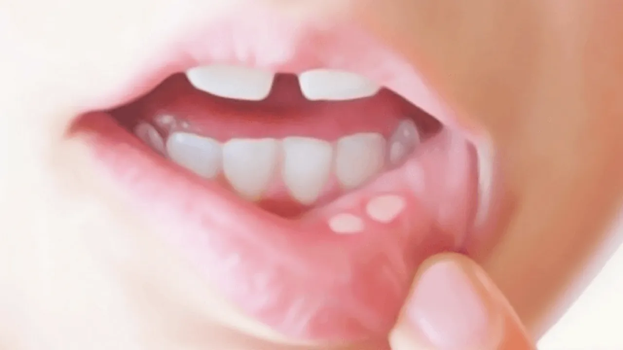علت ایجاد آفت دهان و نحوه درمان آن + فیلم