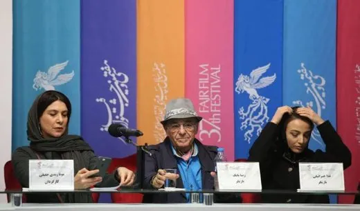 شکل متفاوت حضور فاطمه معتمدآریا در نشست خبری +عکس
