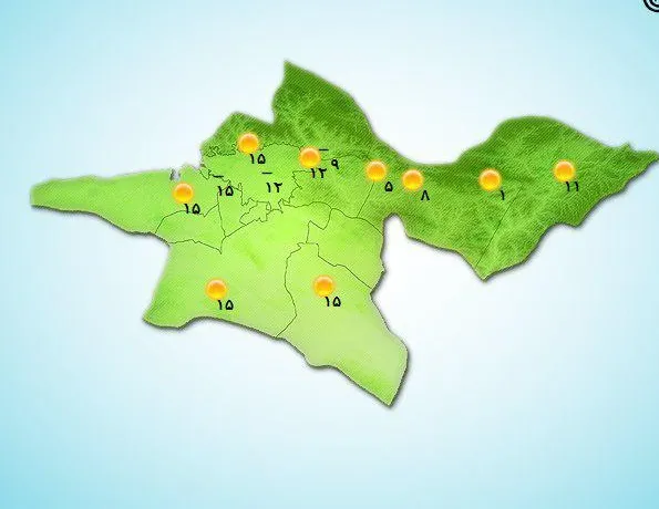 استان تهران باز هم سردتر می‌شود