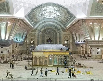 مراحل‌بازسازی حرم امام‌خمینی(ره) +تصاویر