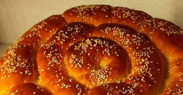 طرز تهیه نان شیرمال خوشمزه با بافت پنبه ای + فیلم