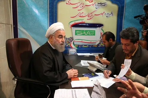 ثبت نام روحانی برای مجلس خبرگان +تصاویر