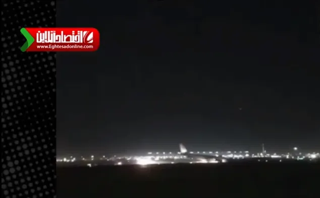 فرود اضطراری هواپیما در عربستان +فیلم