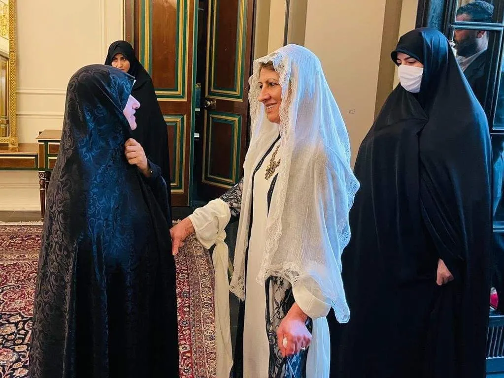 دیدار همسران رؤسای جمهور ایران و عراق