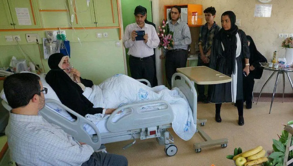 بهبود حال الهام چرخنده+ عکس