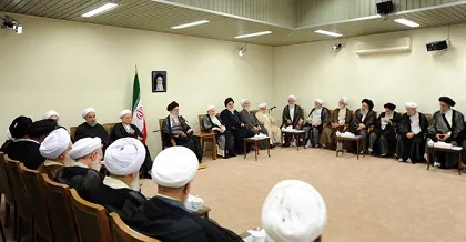 دیدار‌رئیس و اعضای‌مجلس‌ با رهبر معظم انقلاب