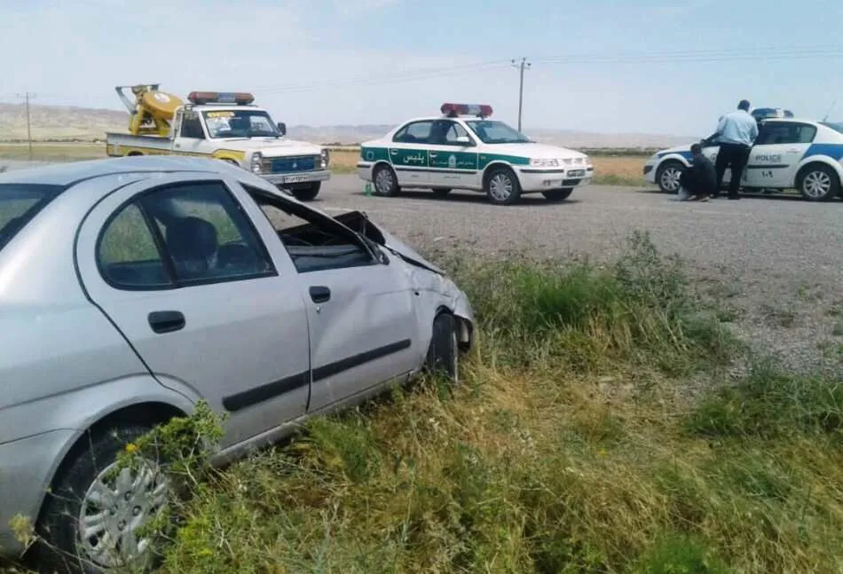 واژگونی خودرو تیبا در درگز قربانی گرفت