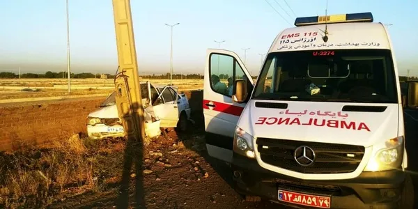 فوت و مصدومیت ۵نفر در تصادف