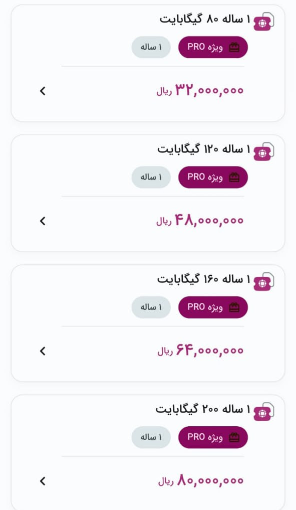 کامل نیست // اینترنت بینالملل ۸ میلیون تومانی در رایتل | چرا بستههای پرو هنوز فعالاند؟ کامل نیست // اینترنت بینالملل ۸ میلیون تومانی در رایتل | چرا بستههای پرو هنوز فعالاند؟