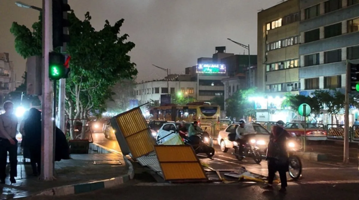 آمار مصدومان حوادث امشب در تهران به ۱۷ نفر رسید