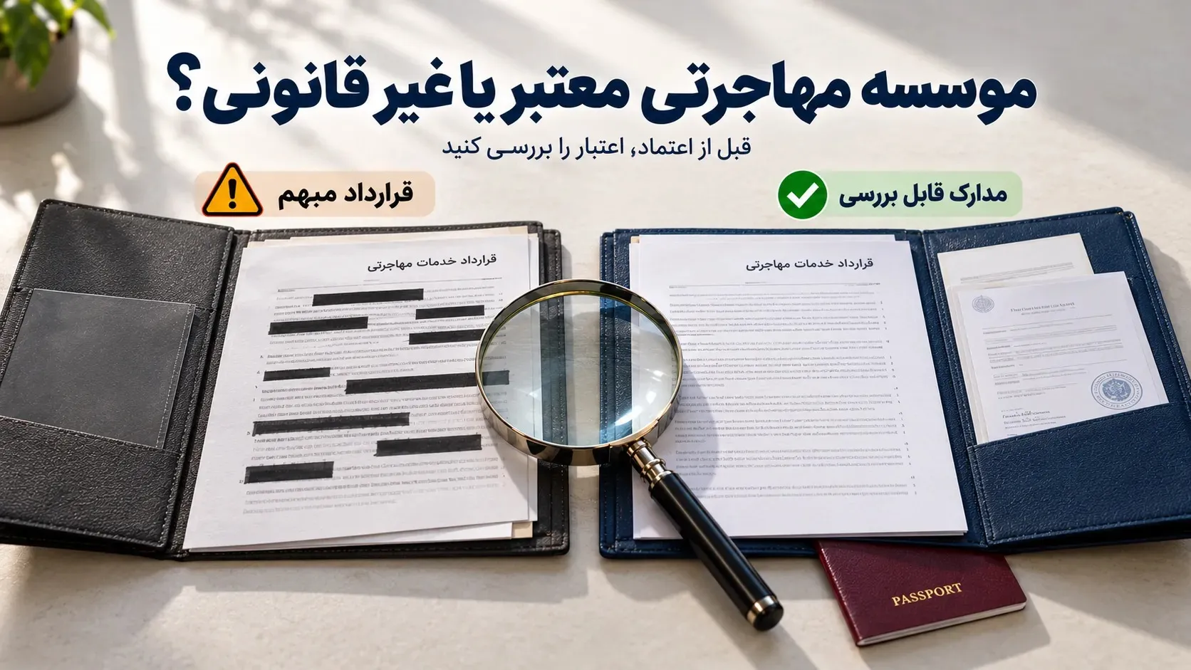موسسات مهاجرتی قانونی