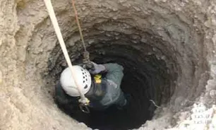 سقوط ۶ نفر به عمق چاهی ۱۶۰ متری در سبزوار