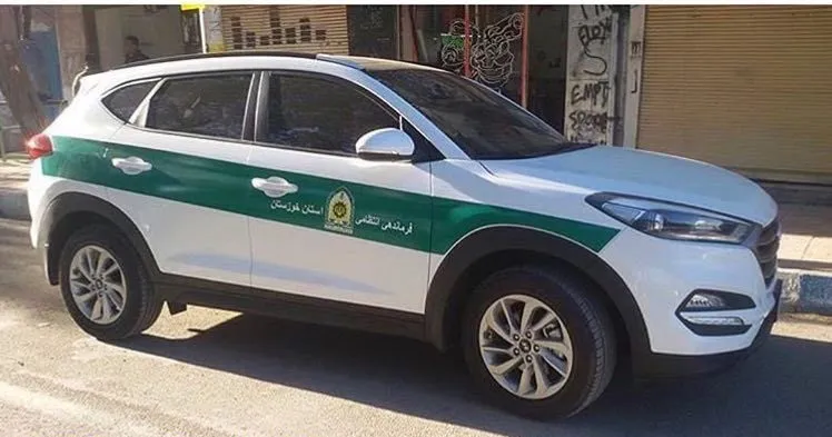 ماشین پلیس خاص در خوزستان +عکس