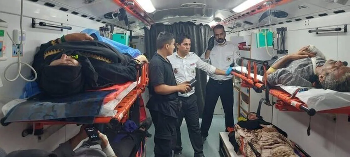 اسامی  ۵۷ مصدوم حادثه انحراف اتوبوس زائران اربعین اعلام شد