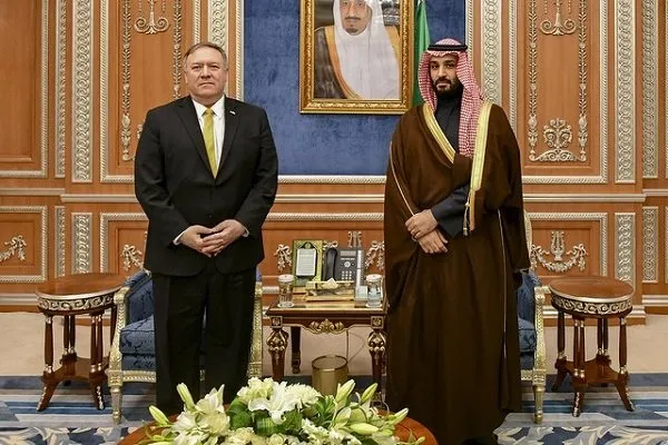دیدار پامپئو و بن سلمان با محوریت خاورمیانه