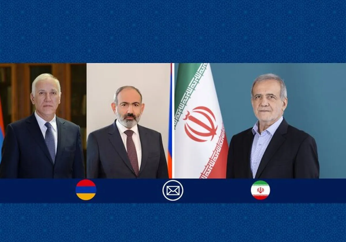 تبریک ویژه رئیس‌جمهور ایران به ارمنستان