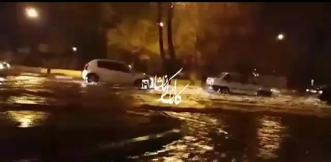 بلوار طاقبستان و ارتفاع آب هم سطح جداول +فیلم