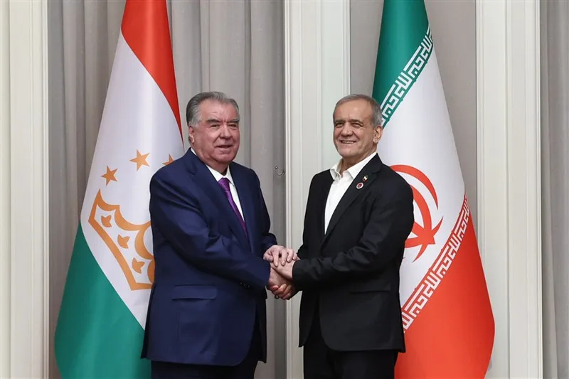 تمجید رئیس‌جمهور تاجیکستان از پزشکیان