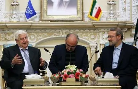 Majlis speaker, Syrian FM discuss issues of mutual interest in Tehran