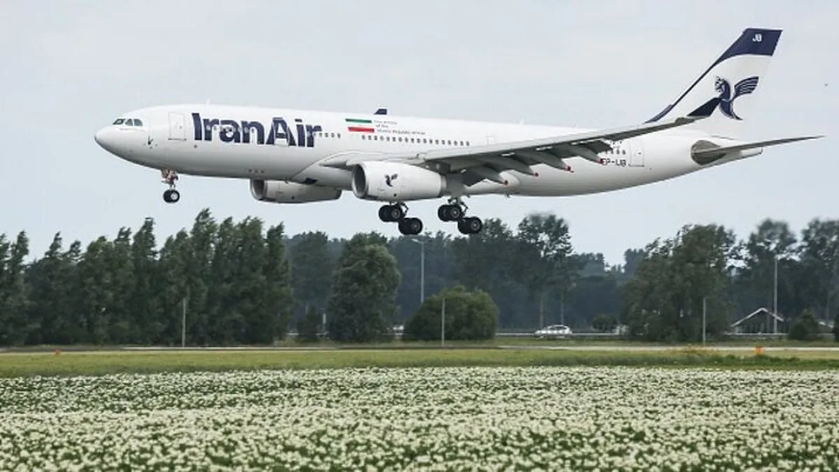1st flight from Tehran in 4 mos lands in Dubai airport