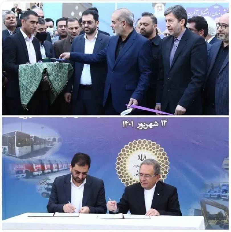 امضای خرید ۹۰۸دستگاه اتوبوس شهری گروه بهمن با شهرداری مشهد