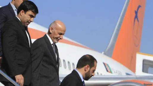 رئیس جمهور افغانستان وارد تهران شد